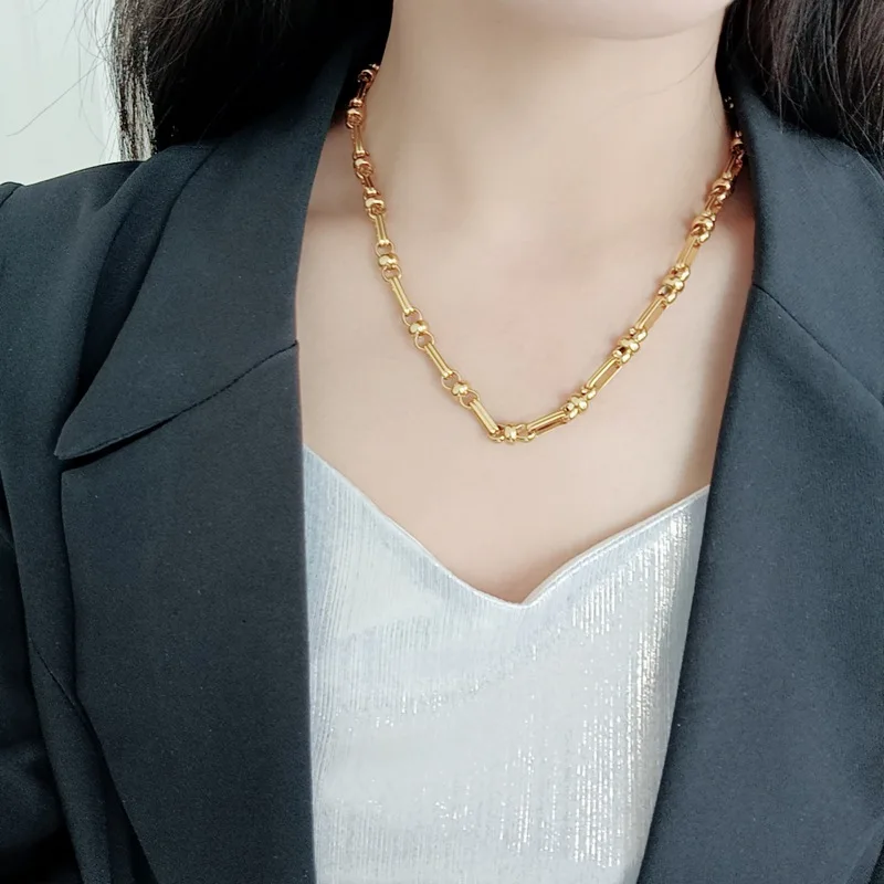 

Fashion jewelry wholesale personality stackable necklace
