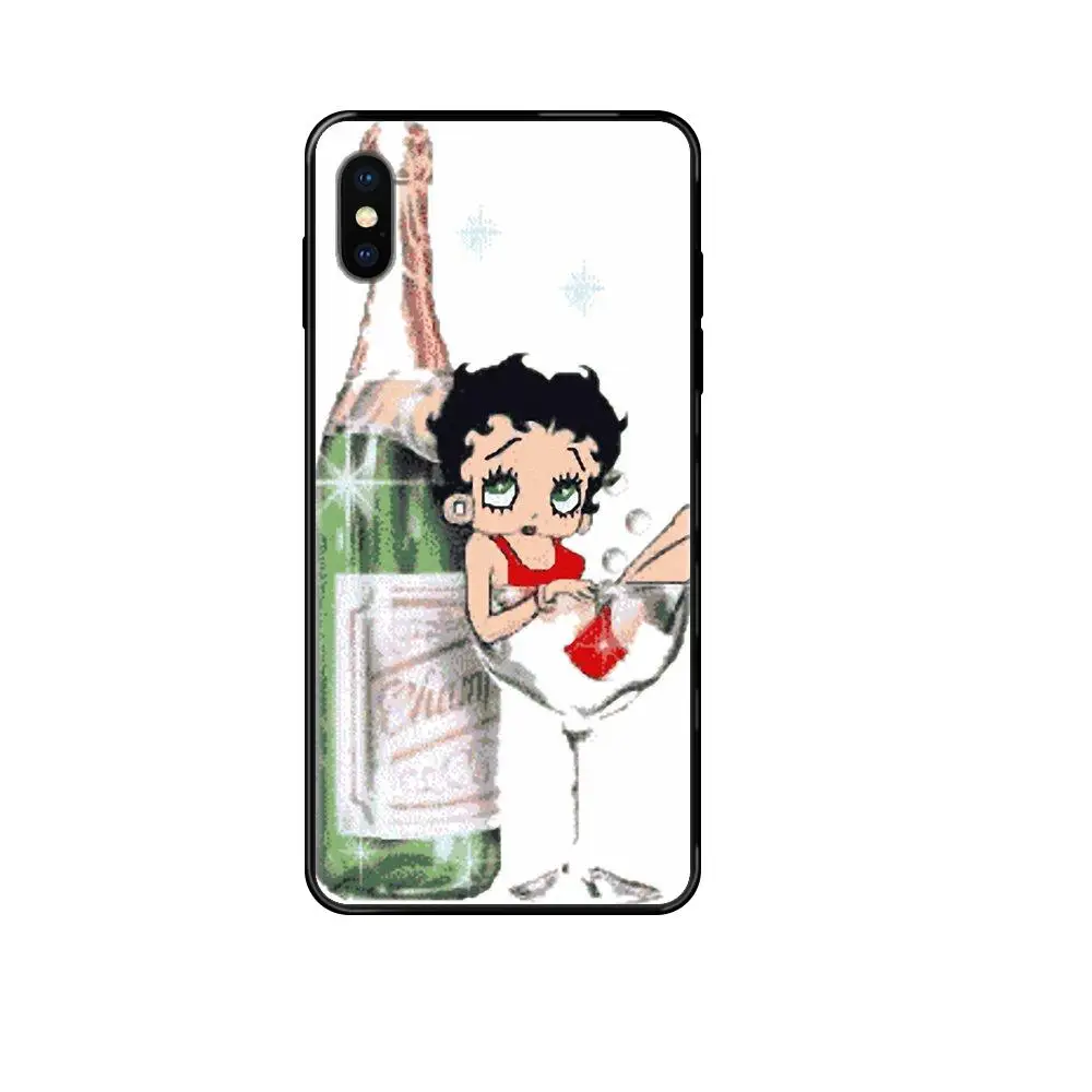 Betty Boop Sit In Cup Phone Case For Huawei P40 P30 P20 P10 P9 P8 Lite Plus Pro 2017 P Smart 2019 | Мобильные телефоны и