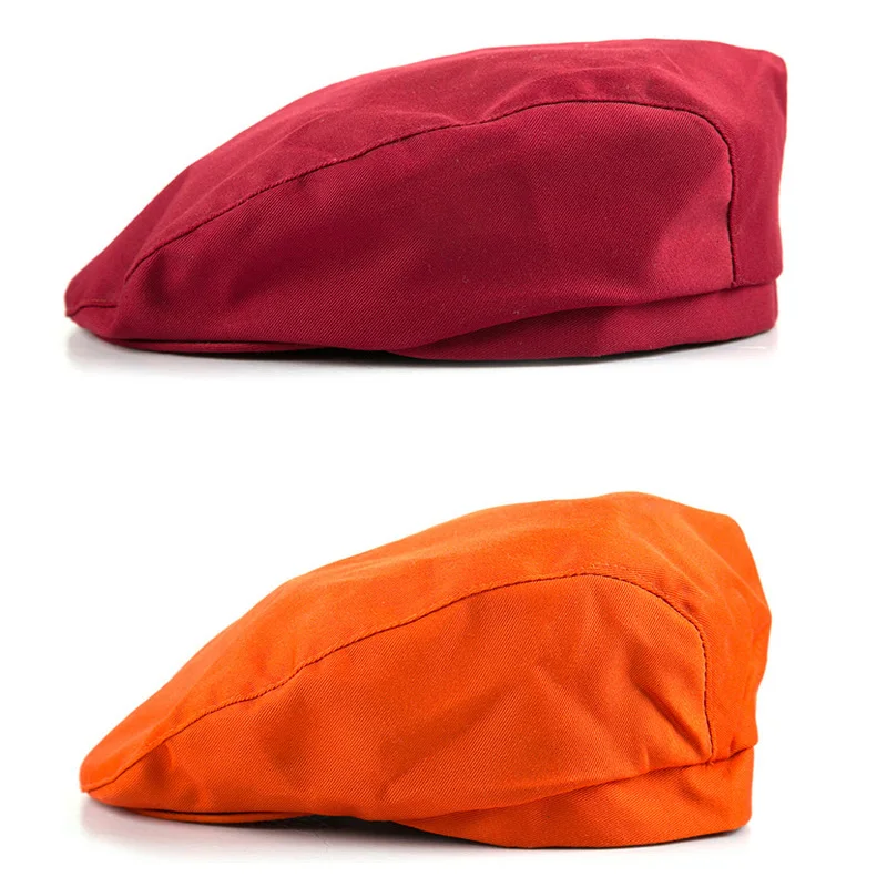 Полосатые поварские козырьки шляпы унисекс для женщин и мужчин униформа отеля