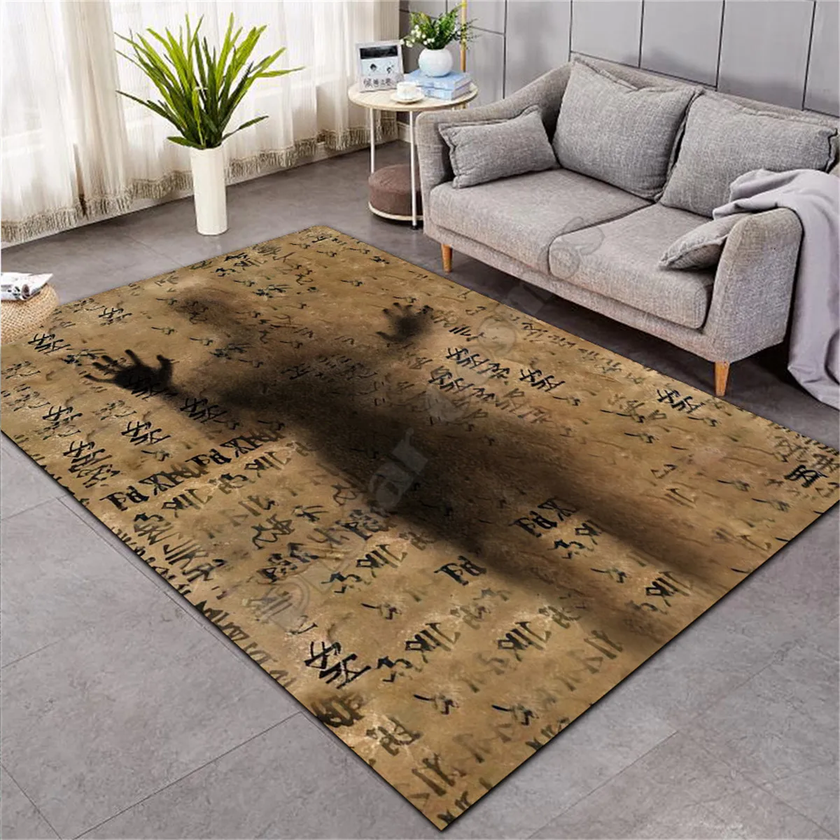 

Funny Skull Soft Flannel Lion 3D Printed Rugs Mat Rugs Anti-slip Large Rug Carpet Home Decoration 03