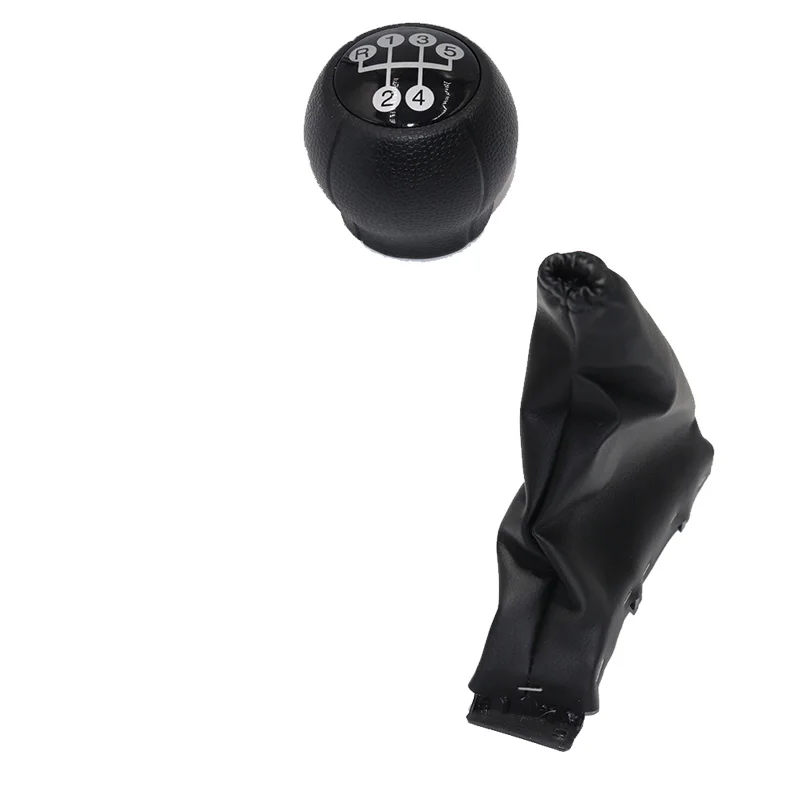 Автомобильная ручка переключения передач рычаг Gaitor Boot Cover ручной тормоз Boot Handbrake Gaiter для Opel Astra F 91-98 рукоятки ручного тормоза - Название цвета: Handbrake and knob