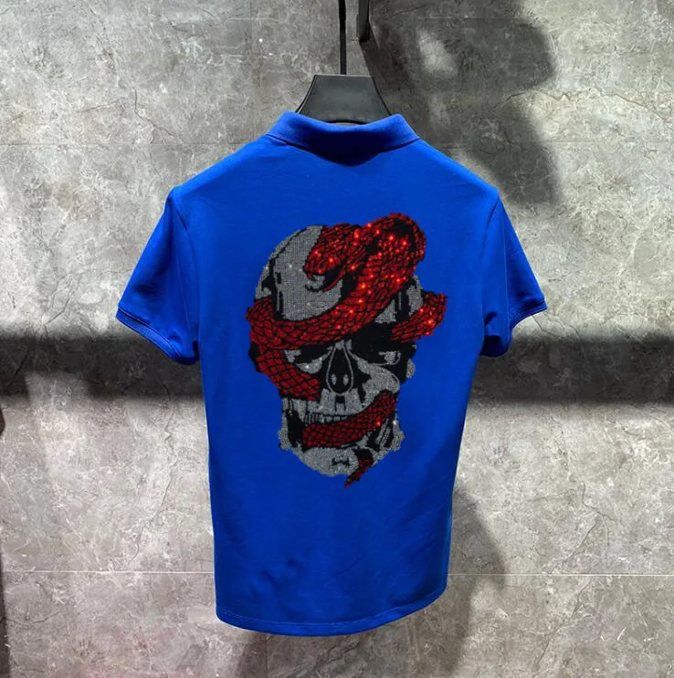 

Summer new 3 color fashion shirts comfort men's short-sleeved tees top quality cotton shirts Hot drill design