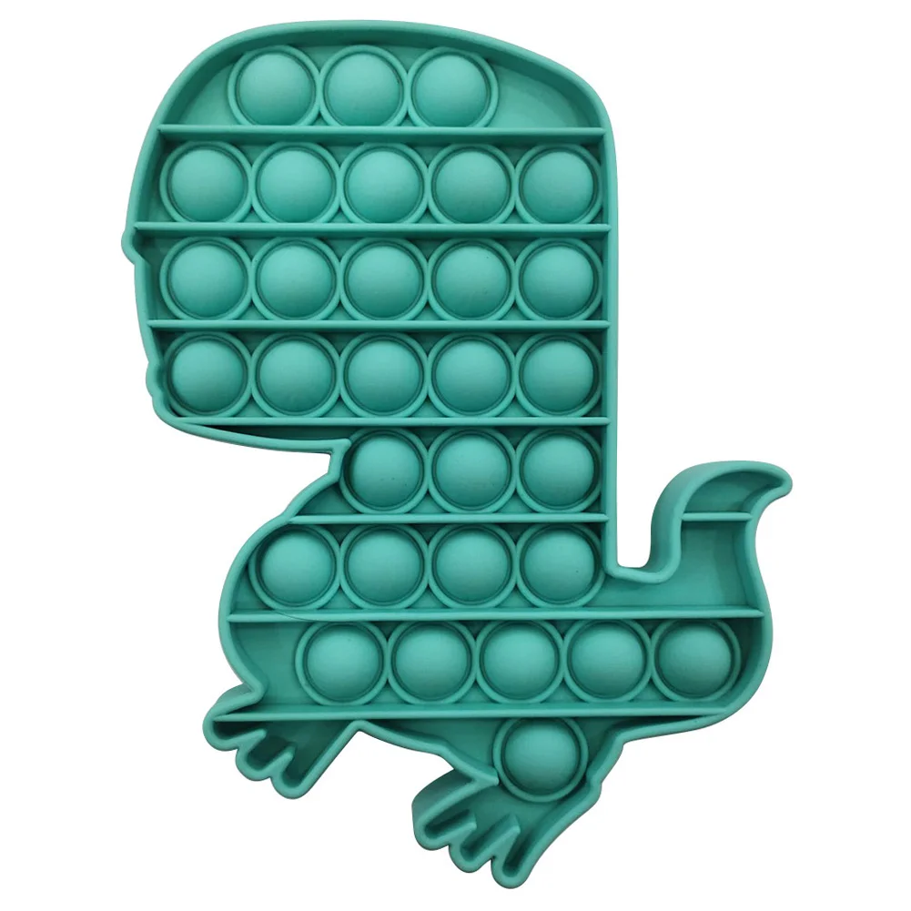 

Push Bubble Sensory Toy Silicone Disc Decompression Toy Autism Stress Relief Toy Children Push Bubble Dinosaur Toy