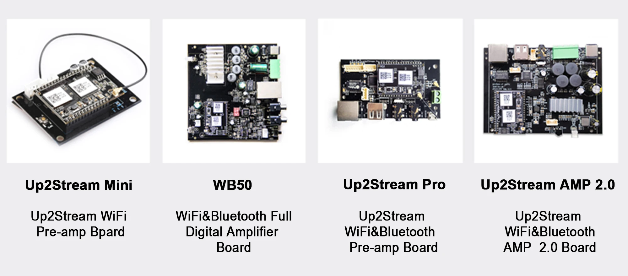 Up2stream WiFi Bluetooth 5,0 Hi-Fi стерео Класс D Цифровой мультирум аудио усилитель плата с Spotify Airplay эквалайзер бесплатное приложение