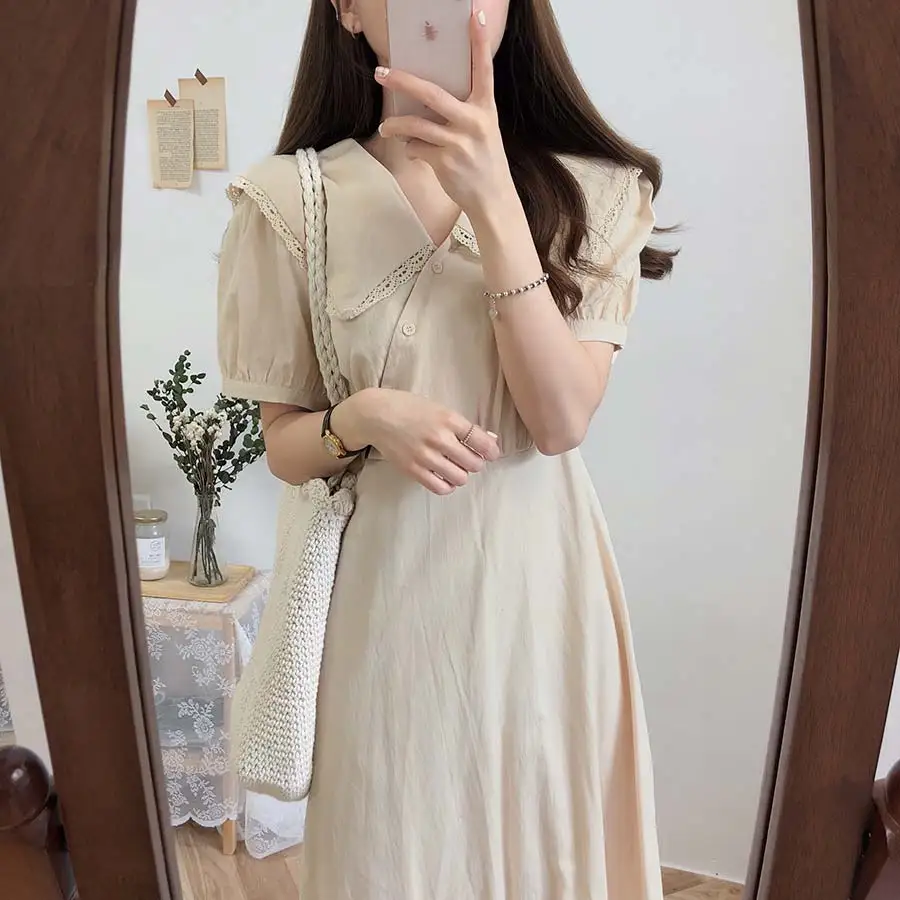 Размера плюс новое летнее платье для девочек Boho Party сплошное Розовое женское