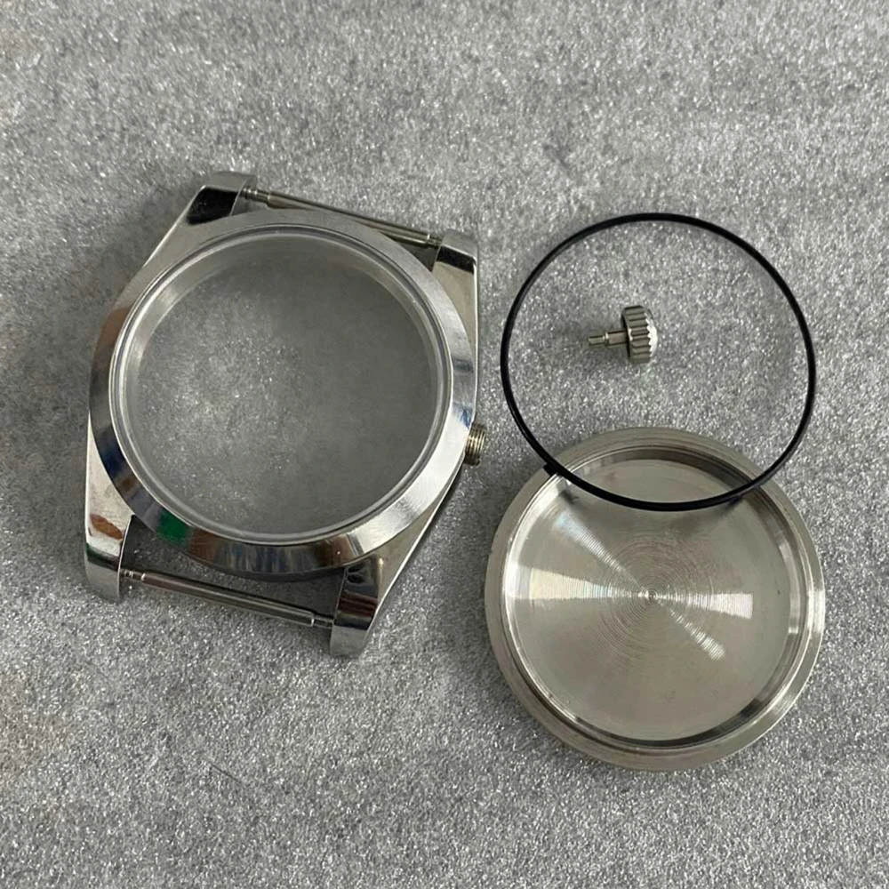 Nh35 Case 36MM Oyster Perpetual Stainless Steel Watch Case Replacement Sapphire Glass Case Kits for NH35/NH36 Modification Parts