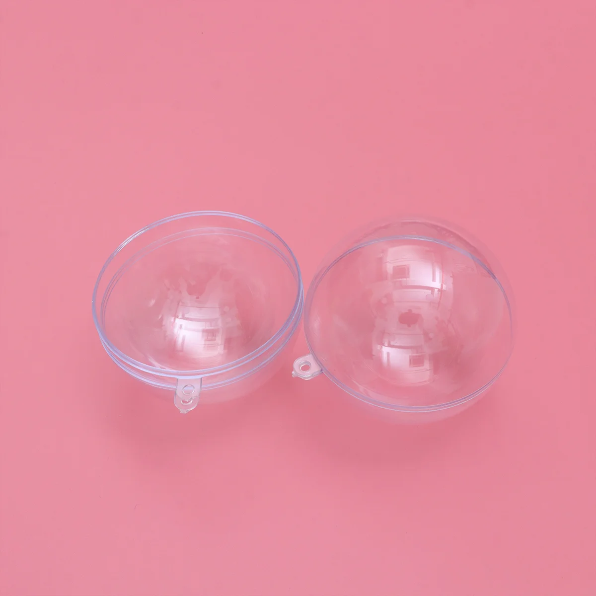 

20pcs Christmas Balls Transparent Balls Hollow Round Balls Christmas Pendant Balls (8cm)