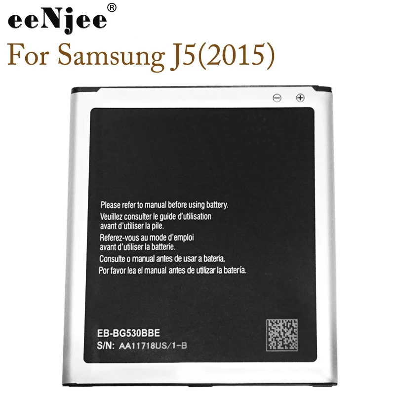 EENJEE 10 шт./лот аккумулятор для Samsung Galaxy Grand Prime J3 2016 J5 2015 EB BG530BBE G530 2600 мАч|battery for