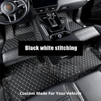custom leather car floor mats for audi a134578 s3457 sq q23578 l tt rs34567q8 auto carpets cover
