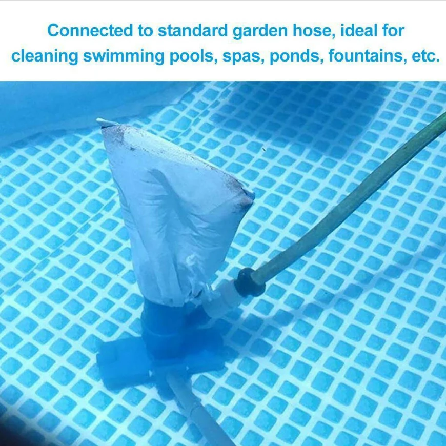 Портативный пылесос для дома и сада бассейна спа пруда всасывающая головка щетка