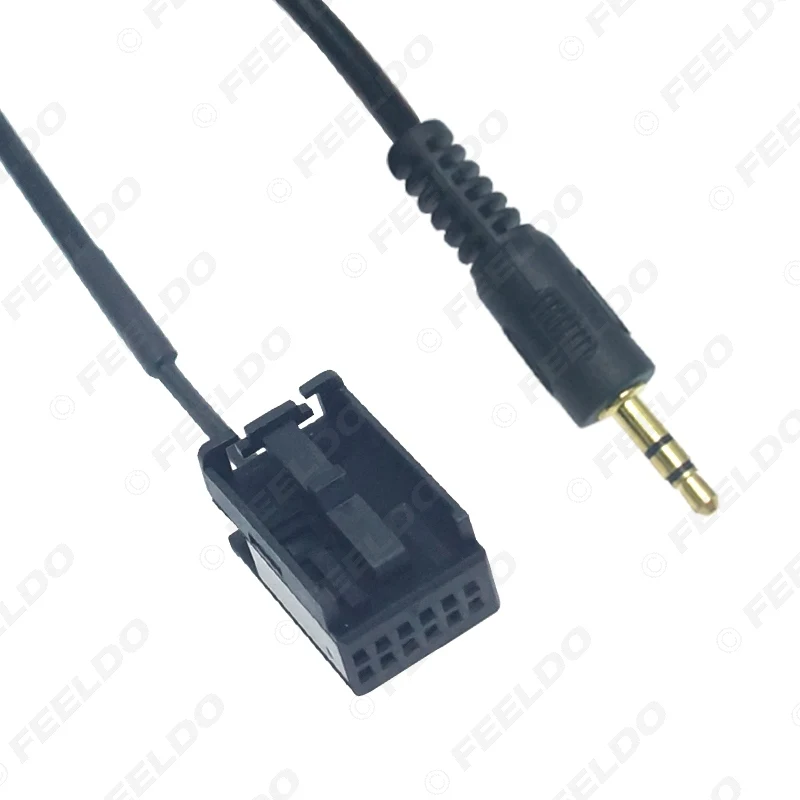 FEELDO 1 шт. Автомобильная стерео 3 5 мм Штекерный адаптер для BMW Z4/E85/E86/X3/E83 MINI COOPER AUX
