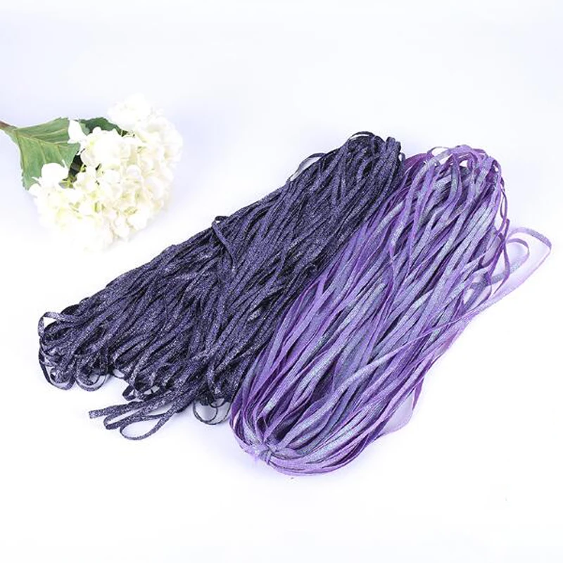 100 метров оптовая продажа 6 мм цвет блестящий плоский шнур сделай сам кукла одежда