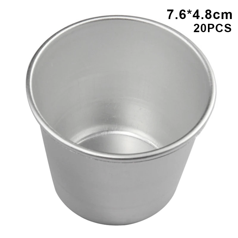 

Mini Cake Mould Aluminum Alloy Small Cake Mold Cup Jelly Pudding Cup Round Cake Mould HG99