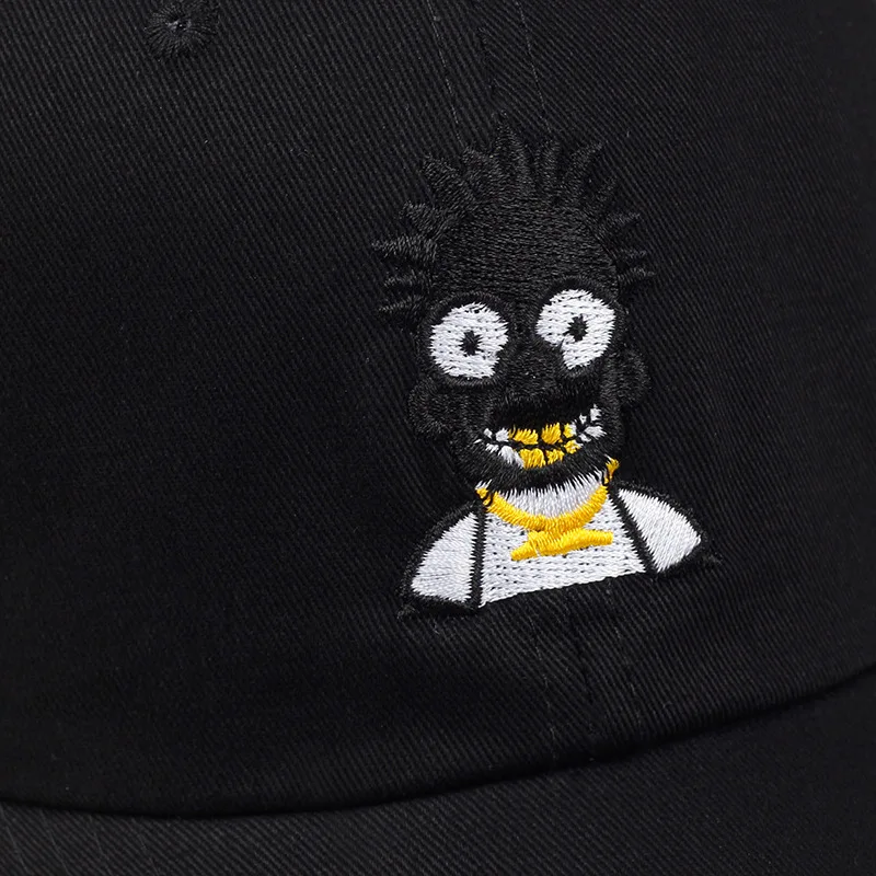embroidery dad cartoon baseball hat spring summer snapback hip hop adjustable | Аксессуары для одежды