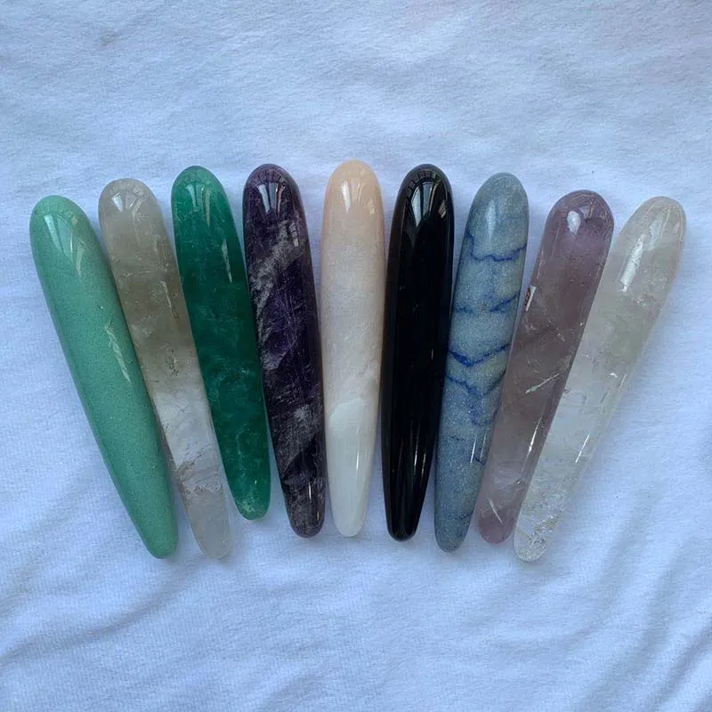 Натуральные массажные палочки хрустальные нефритовые ролики для лица волшебный