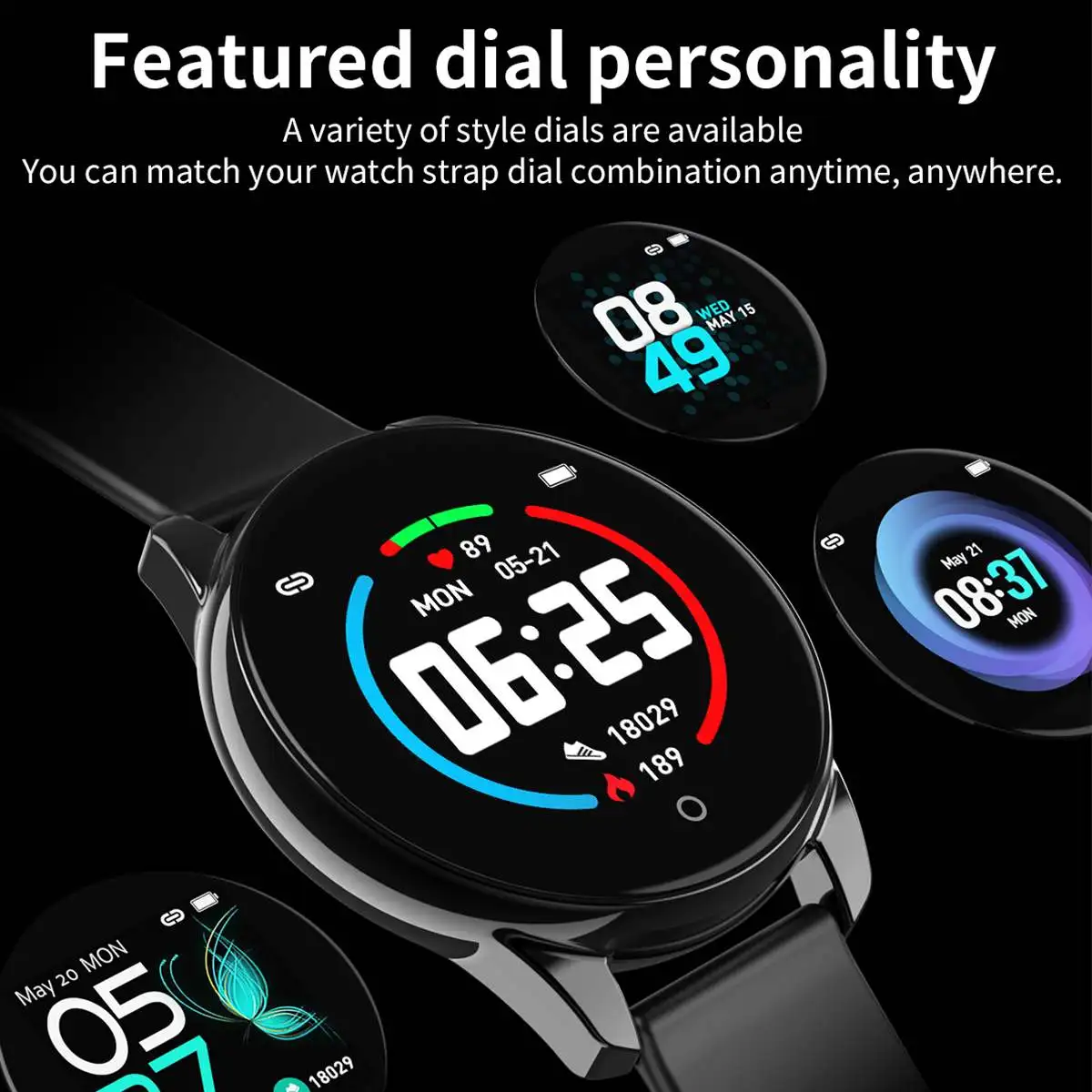 

Sport Smart Watch Women Men Smartwatch Blood Pressure Heart Rate Monitor Clock Waterproof Sport Fitness Tracker For Android IOS