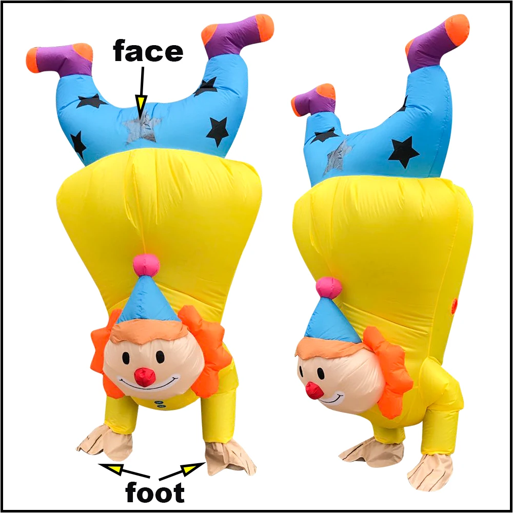 Новый для взрослых и детей вечерние костюмы Alien надувыне Наряжаться забавные