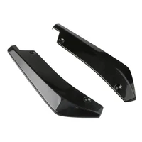 2pcs universal car rear bumper lip splitter scratch protector for hyundai ix35 ix45 ix25 i20 i30 sonatavernasolariselantra