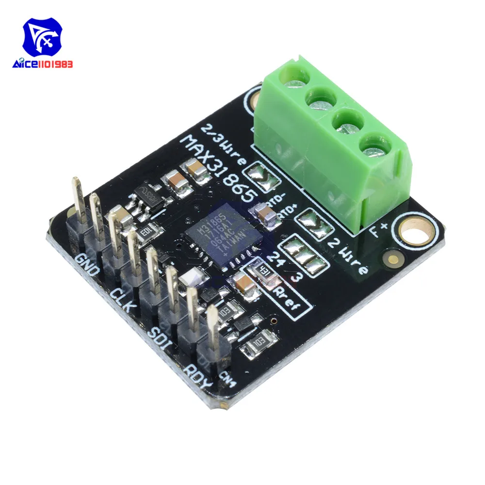 Плата усилителя датчика температуры diymore MAX31865 PT100/PT1000 RTD для Arduino | Электронные