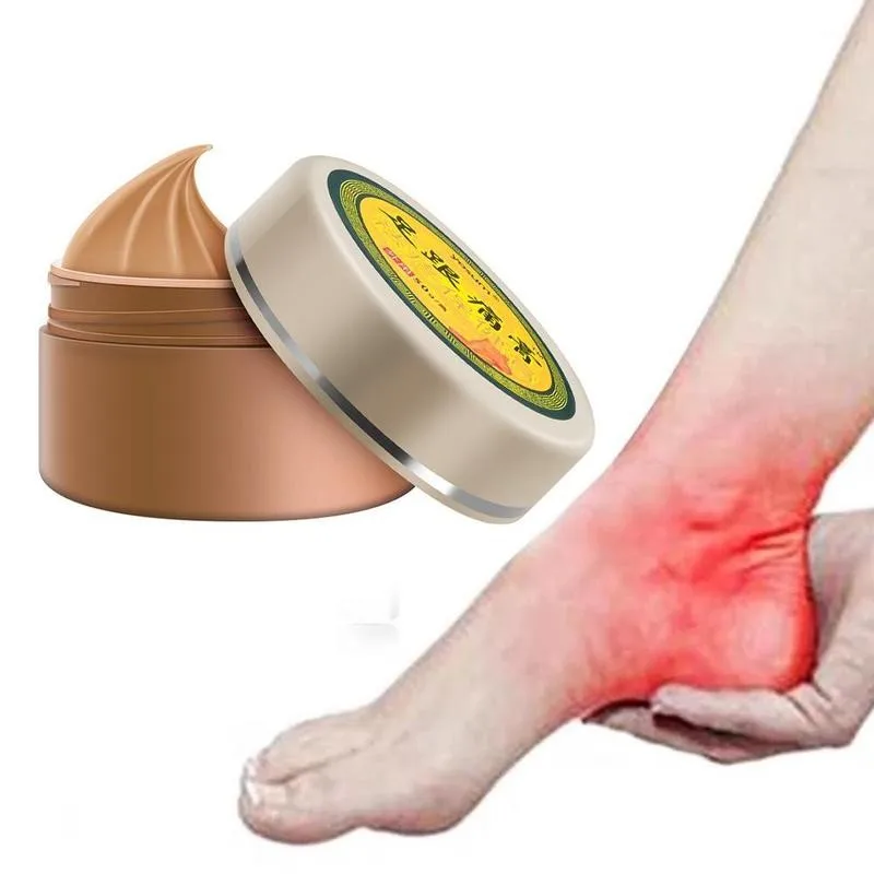 

50g Herbal Ointment Foot Heel Pain Cream Rheumatism Pain Relief Foot Ointment Sprain Pain Foot Waist Spurs Bone Arthritis M5D8