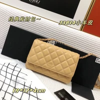 ladies genuine leather handbag fashion casual chain shoulder messenger bag bolsos famous plaid wallet brand designer messenger b