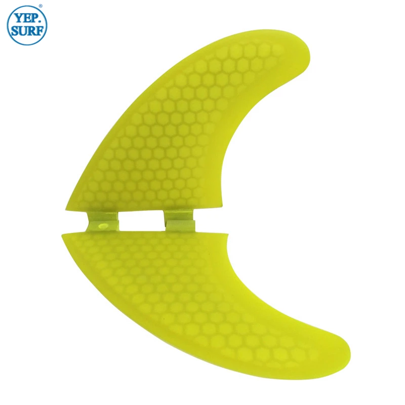 Двухслойные накладки для серфинга размер L сотовые из стекловолокна двухцветные