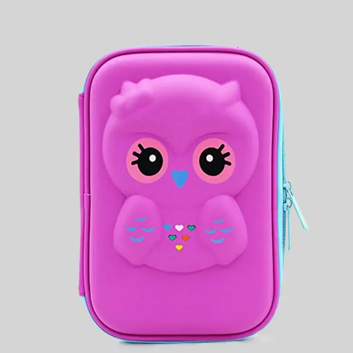 Чехол для карандашей с милыми мультяшными животными 1 шт. пенал из ЭВА