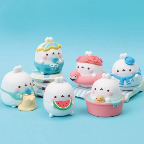 

Blind box toy Korea cute rabbit summer blind box bag Caja Ciega girl toy anime character model birthday gift mystery box juul