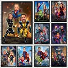 Персонализируйте свое фото на холсте мстители, супергерой Marvel 3