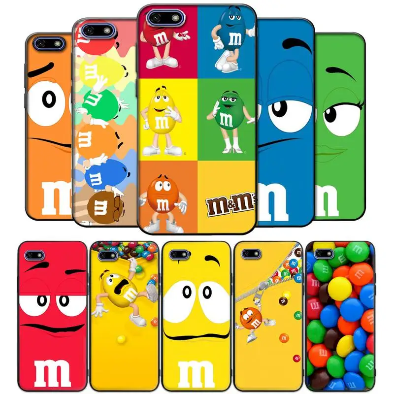 

chocolate beans M&M'S MMS Phone Case For Huawei nove 2i 3i E 4 5 6 7 Pro Se Y5 Y6 Y7 Y8 Y9 Prime 2018 2019 Cover Fundas