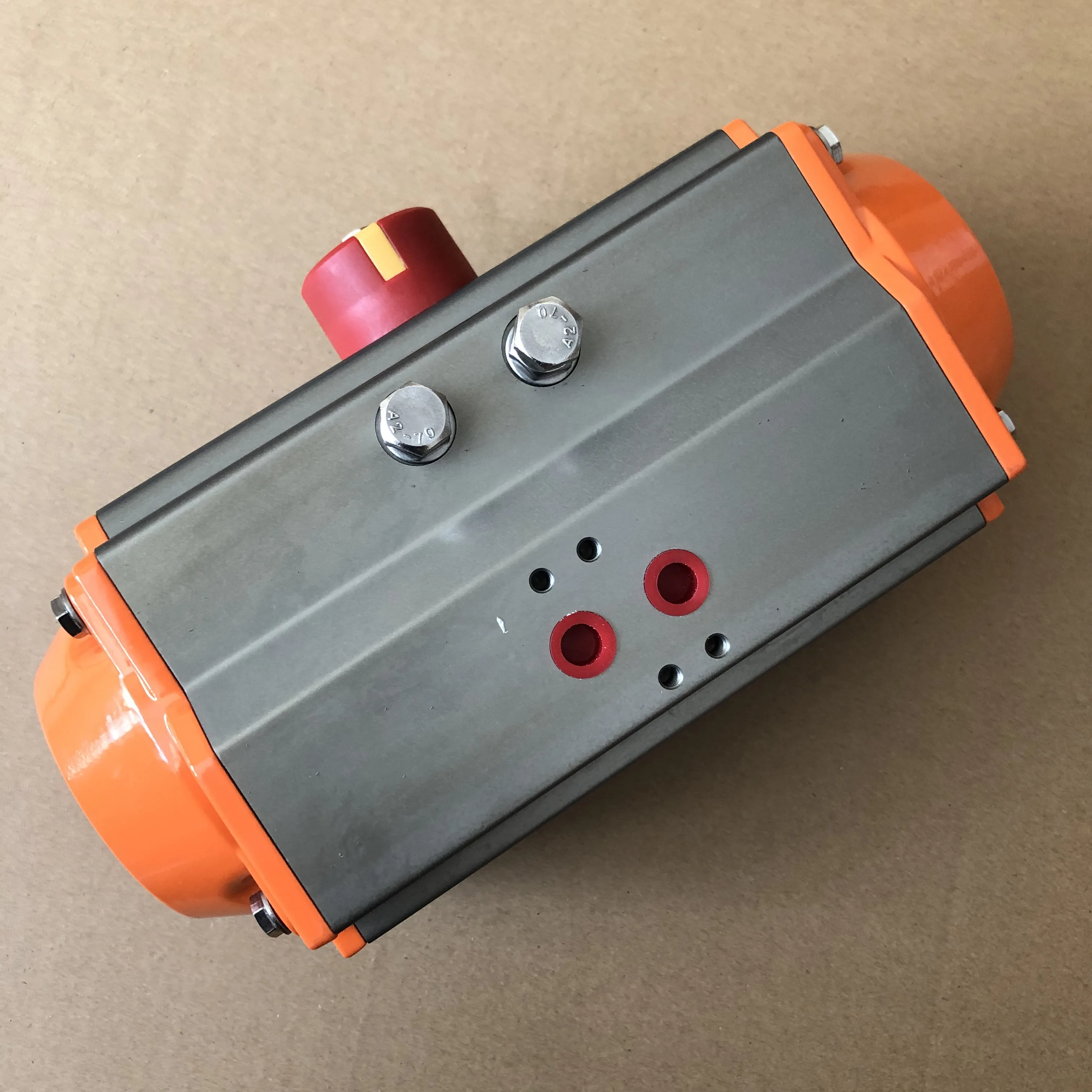 75 мм пневматический привод Пневматический шаровой клапан двойного действия