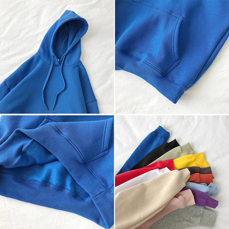 Толстовка мужская с капюшоном флисовая кофта повседневная однотонная белая