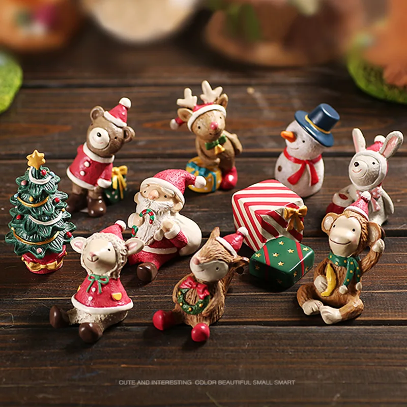 Рождественское украшение с оленями аксессуары Новогодний подарок для детей