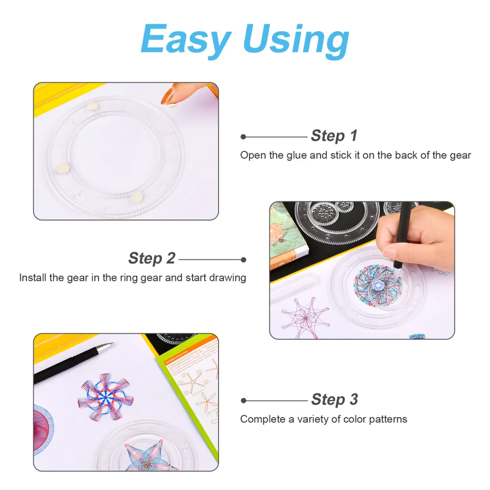 

1 Set 28pcs Curve Gauge Painting Tools Multifunction Drawing Kit Drawing Tools