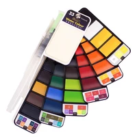 watercolor paints 18 24 33 42 colors solid watercolor travel set for the artist art supplies portable drawing kits