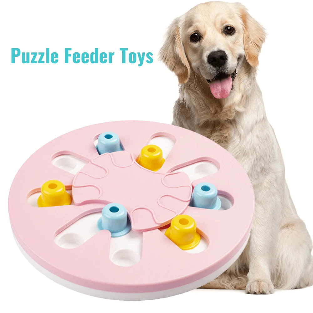 Собачья головоломка кормушка игрушки для домашних собак интерактивный дозатор