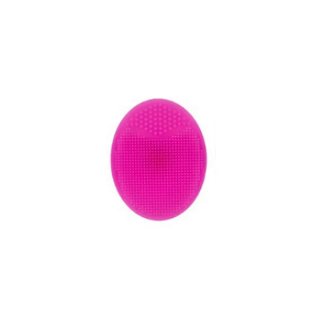 Rose Red Силиконовая Косметическая моющая Подушечка Для лица, отшелушивающая от черных точек, очищающая кисть для лица, Мягкая глубокая очистка лица, кисти для ухода за лицом - Цвет: Rose Red