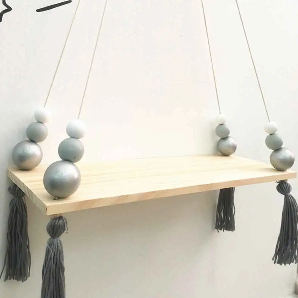 Полка для хранения в скандинавском стиле деревянная доска настенное украшение