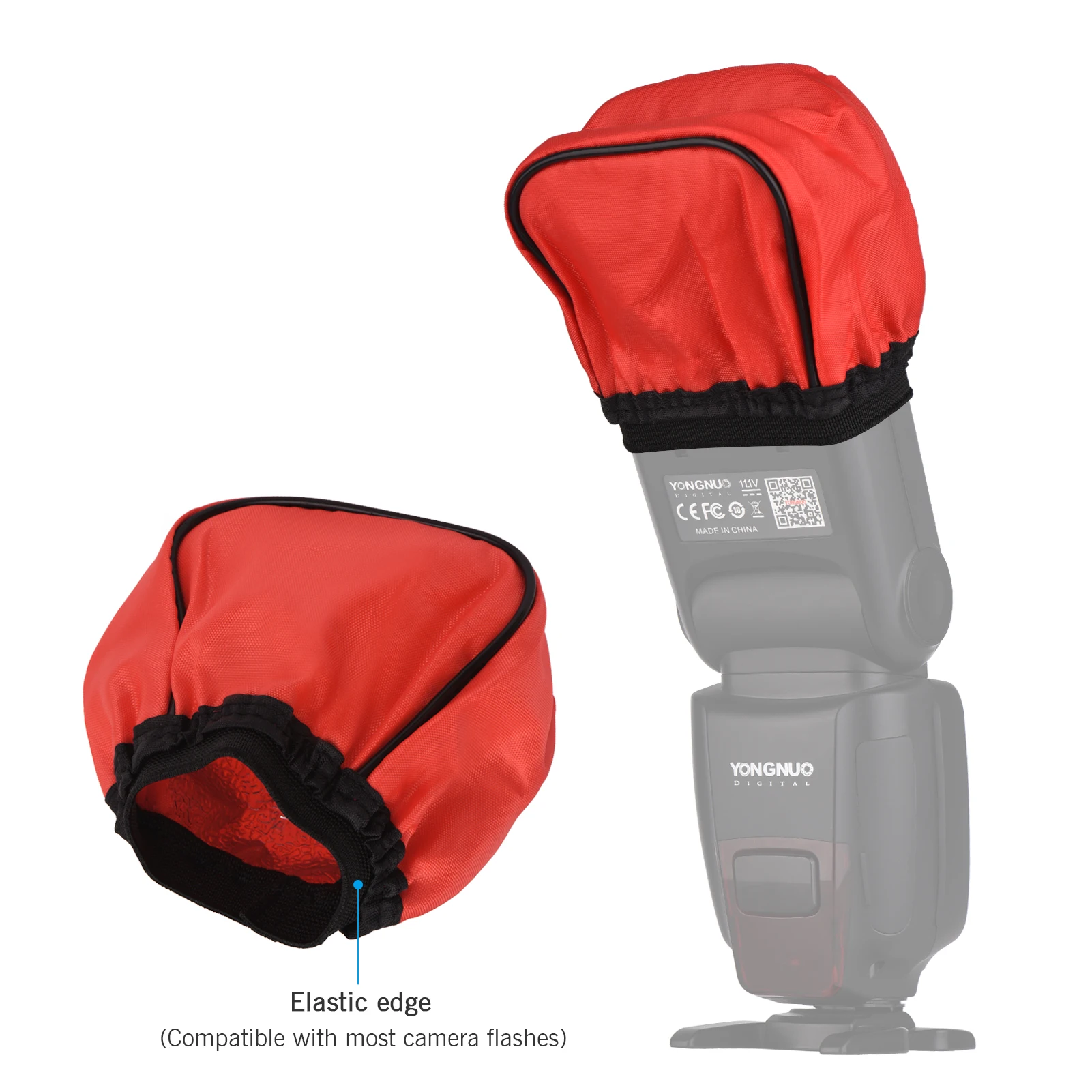 Andoer Портативный Универсальный Рассеиватель для вспышки Speedlite Softbox Замена Canon Nikon