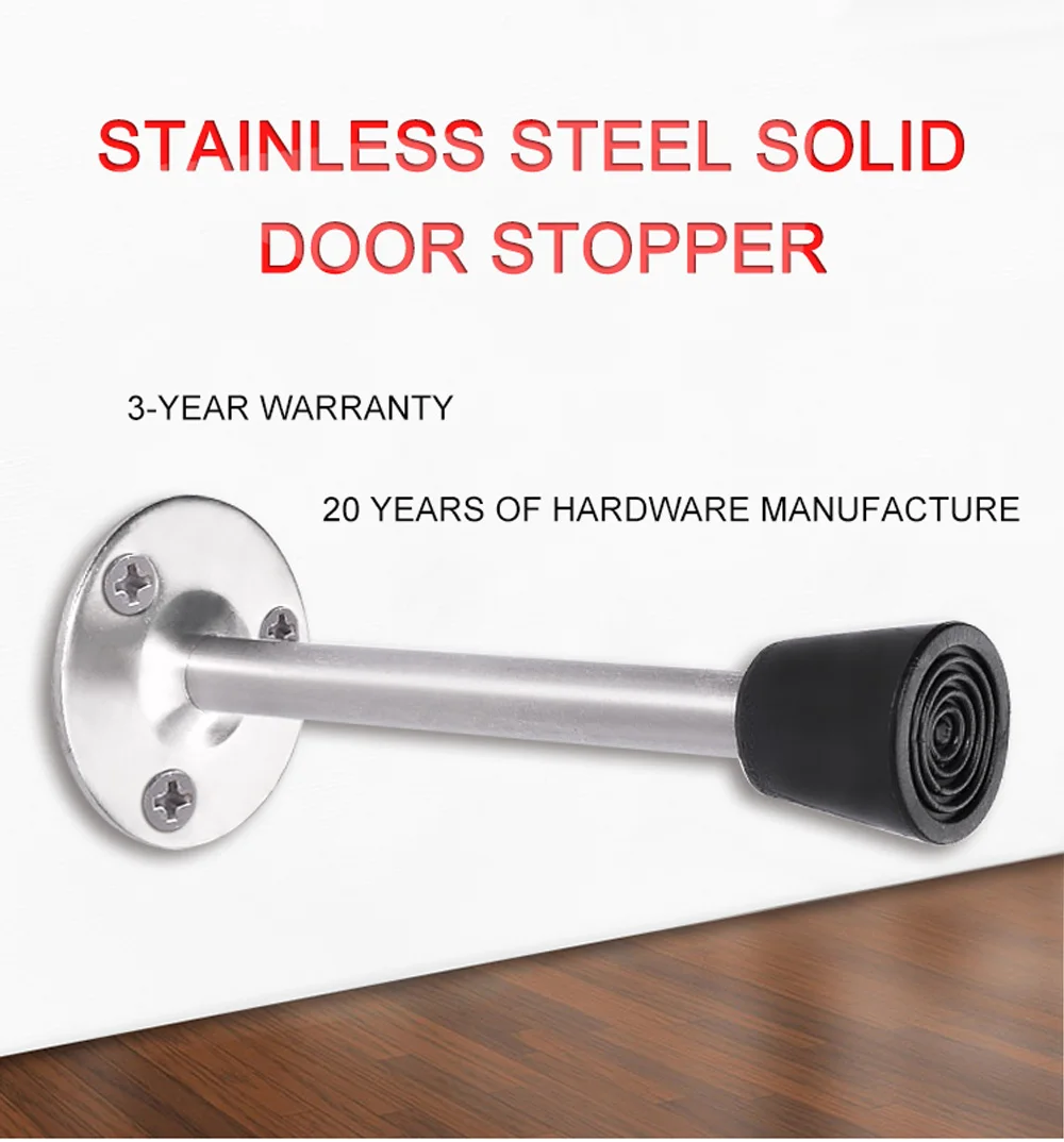 YUMORE 5 шт. круглое основание дверные ручки декоративные настенные ограничители