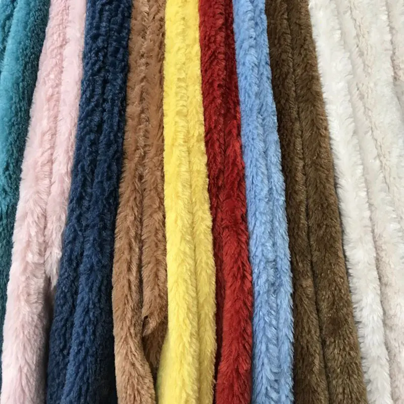 

Tan Wool Autumn and Winter Fashion Home Textile Pillow Fabric Composite Fabric