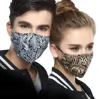 Взрослый мульти Цвет хлопок Анти-пыль маска для лица с 2pcs фильтр из активированного угля для искусственного дыхания муфельная печь для мужчин и женщин модные маски