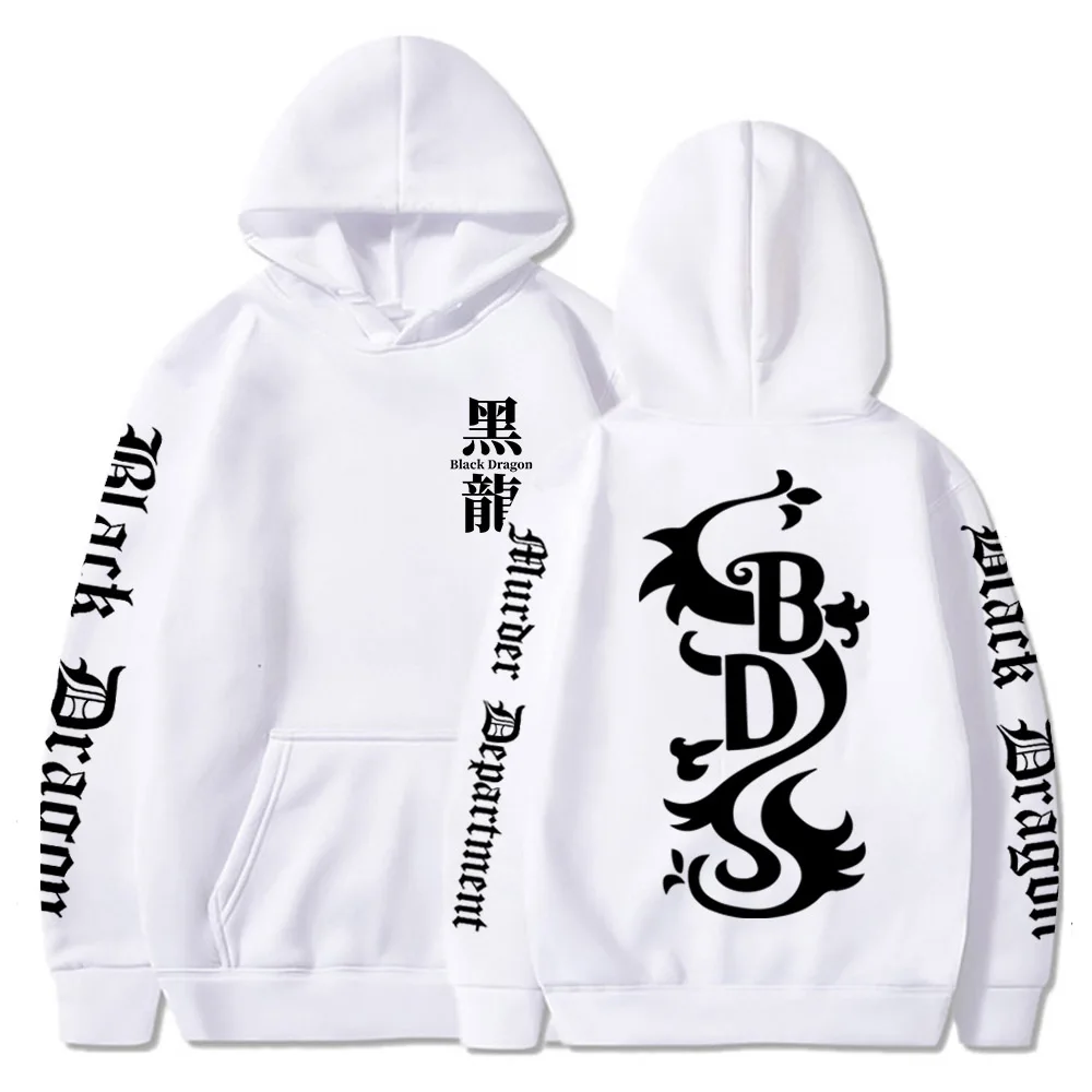 Толстовка с капюшоном для косплея рисунком аниме Токийский Призрак черный