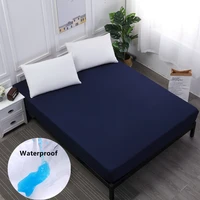 waterproof bed mattress cover baby nursing pad anti mites fitted sheet breathable mattress protector with elastic band washable