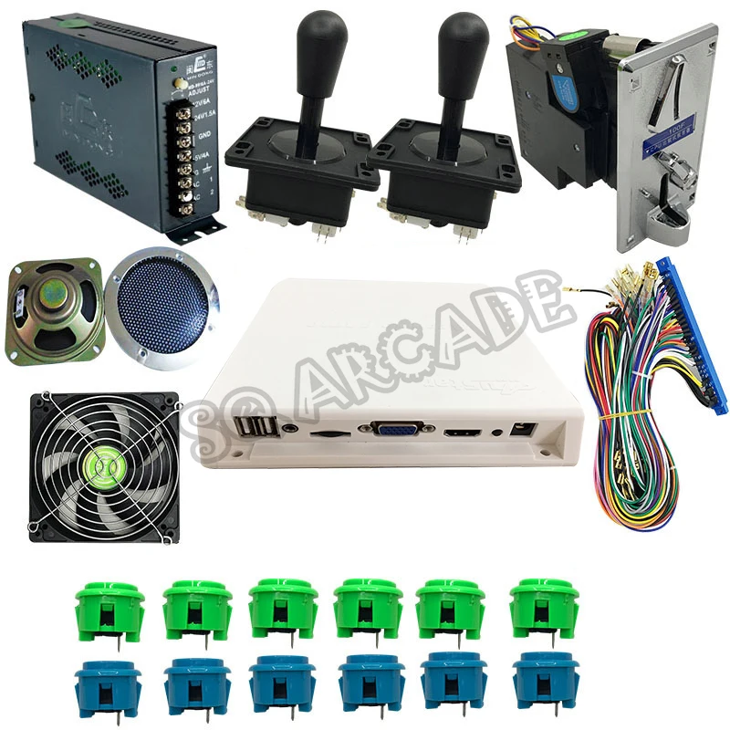 Pandora box джойстик led Кнопка diy аркадный шкаф набор 28pin jamma мульти игра pcb доска 1660 в 1 с