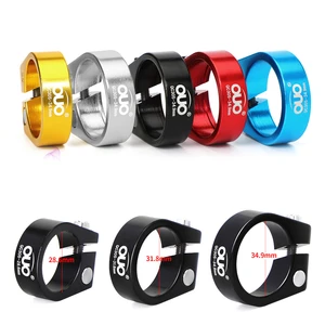 Road Bike Seat Tube Clamp 28.6/31.8/34.9mm Mountain Bike Seat Tube Clamp Bicycle Aluminum Alloy Seat Tube Clamp