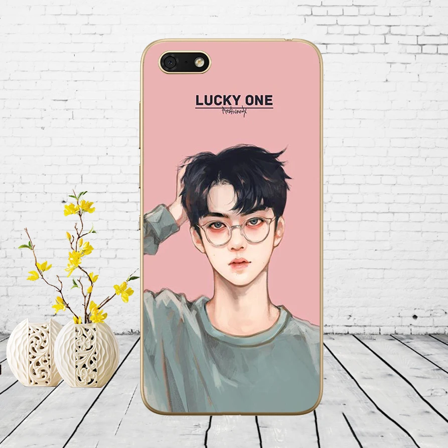 132DD Kpop exo Lucky one Мягкий силиконовый чехол для huawei honor 9 10 Lite 7A 5,45 7a pro 7c 5,7 дюймов 7x 8x чехол - Цвет: 6
