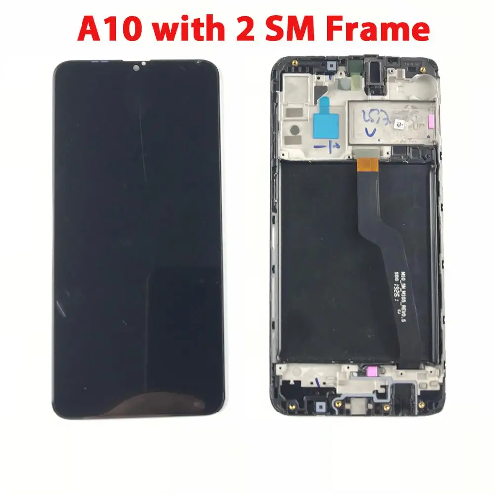 

6.2'' AMOLED For Samsung Galaxy M10 M105 LCD For Samsung A10 A105 Display Touch Screen Digitizer A105F Assembly LCD Frame A10
