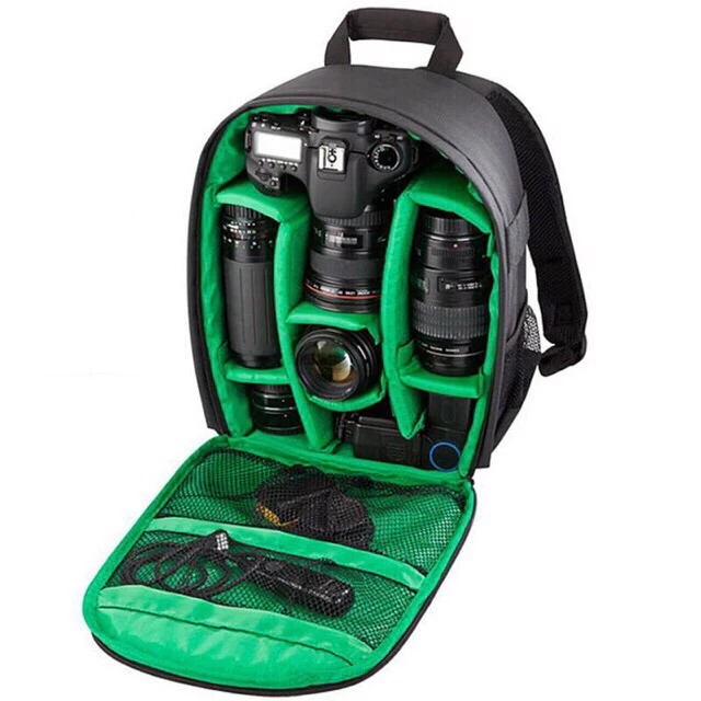 Lens Bag Backpacks Waterproof for Canon Nikon Sony Digital DSLR Camera Travel Backpack | Электроника