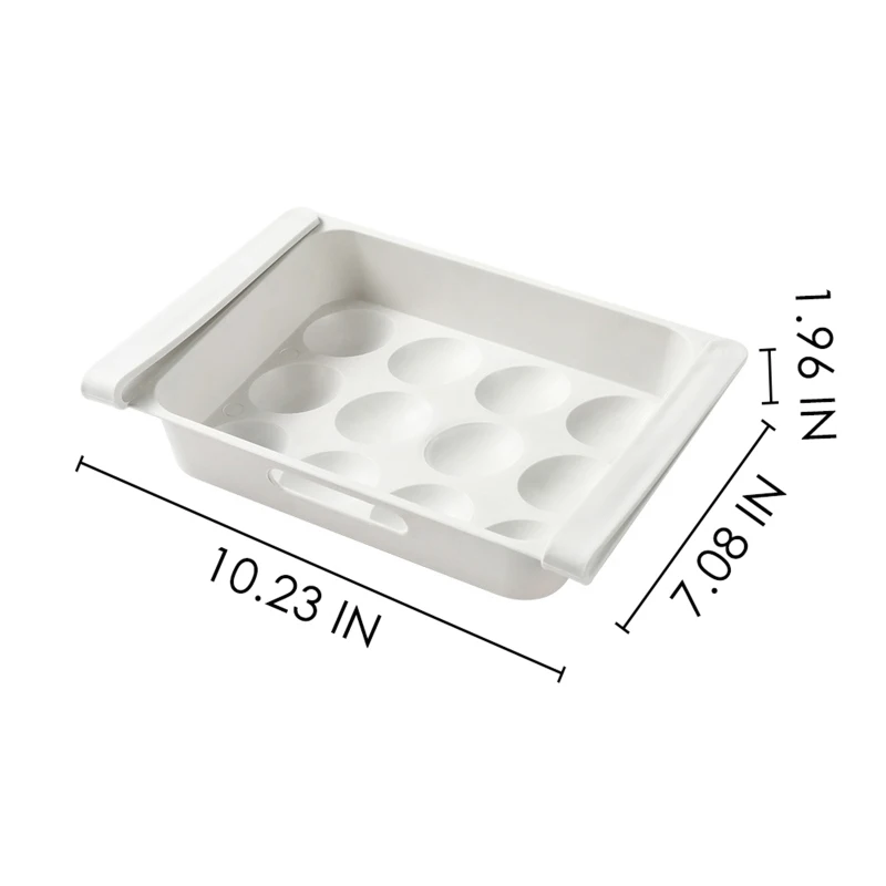 

Kitchen Stretchable Refrigerator Organizer Drawer Basket Eggs Fruit Vegetable Storage Rack Holder Food Adjustable Storage Drawer